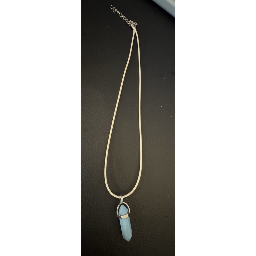 Blue/Silver Costume Jewelry Bundle, 4 Pieces, Necklaces, Clip-On Earrings, Owl - Picture 6 of 9